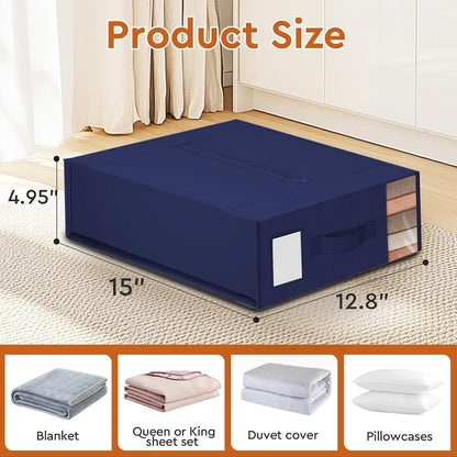 StorageTastic Bed Sheet Closet Organizers and Storage Under Bed Storage