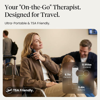 BOB AND BRAD Q2 Pro Mini Massage Gun with Heat and Cold, Pocket-Sized Deep Tissue Massager, HSA Portable Percussion Muscle Massager Gun, Ultra Small & Quiet Muscle Massager, FSA Eligible