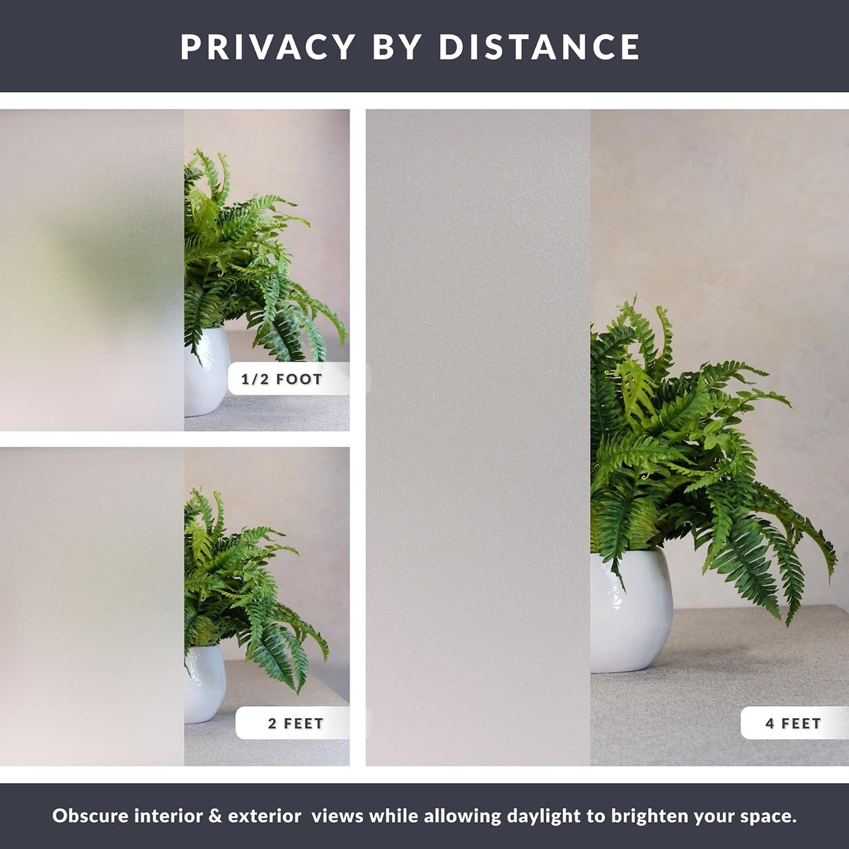 Blackout Light Effects Window Privacy Film by Artscape - Light Blocking Blackout Film, Static Cling, Full Coverage Privacy, Light Control, Helps Create a Calm, Focused Space - 17.72 x 72 Inch
