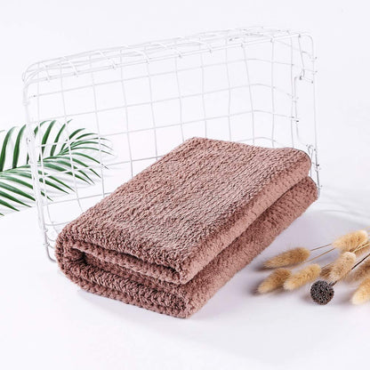 Microfiber Hair Towel Quick Dry Hair Towel Hair Drying Towels Suitable for All Kinds of Hair Ultra Absorbent Long and Thick Hair 20X40inch Lotus Root Pink (1pcs)