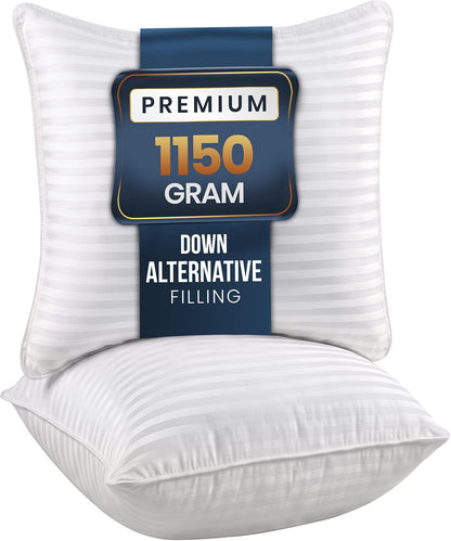 Utopia Bedding Hotel Bed Pillows for Sleeping, Pillows Queen Size Set of 2