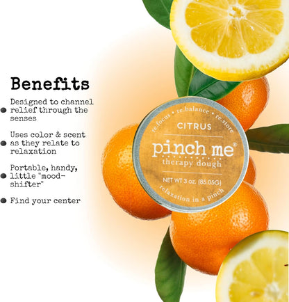 Pinch Me Therapy Dough - Holistic Aromatherapy Stress Relieving Putty - 10 Ounce Spa Scent