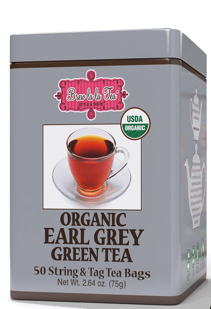 Brew La La Organic Earl Grey Green Tea