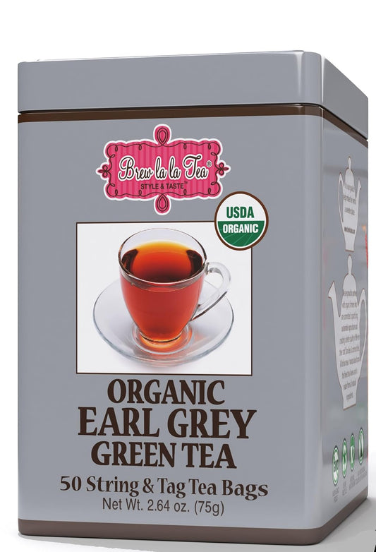 Brew La La Organic Earl Grey Green Tea