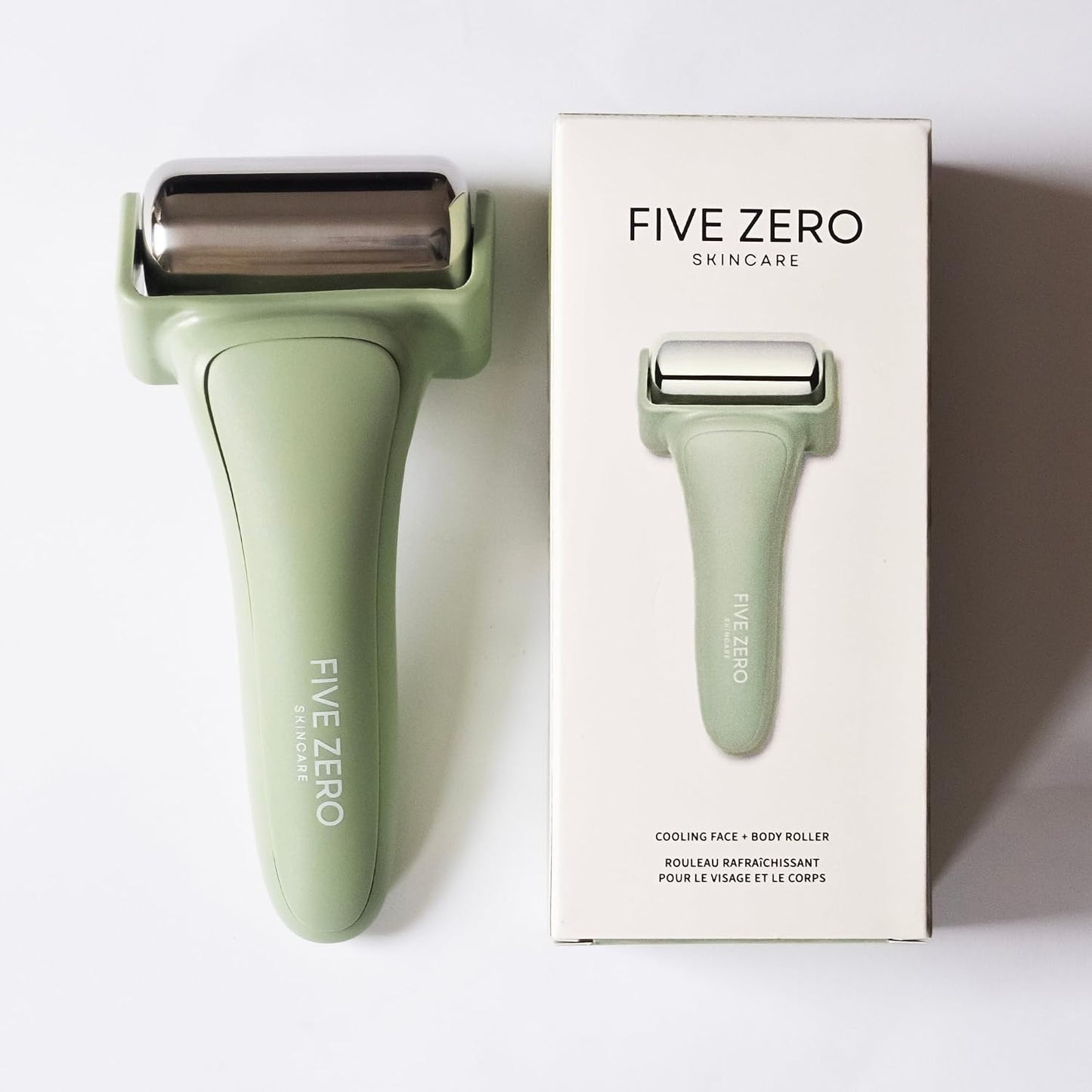 Ice Roller for Face & Body | Target Puffiness, Redness & Firm Skin | Stainless Steel Roller for Long-Lasting Cooling