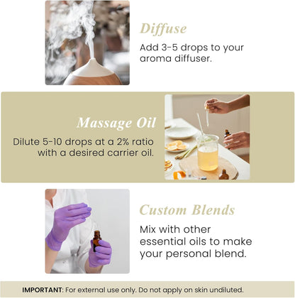 Handcraft Blends Lavender Essential Oil – Huge 4 Fl Oz – Essential Oil for Diffuser and Aromatherapy, Skin, Massage, Candle and Soap Making Fragrance