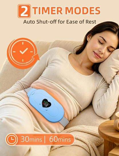 Glyduny Portable Heart Heating Pads, Electric Cordless Heat Pad