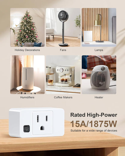 Remote Control Outlet with Decorator Rocker Magnetic Wall Switch