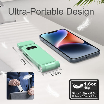 KTEBO 2 Pack Rechargeable Book Light Clip-On Reading Light for Books in Bed | 9 eye-friendly modes from 3 color temperatures and 3 brightness, USB-C up to 30 hrs - Black & Black