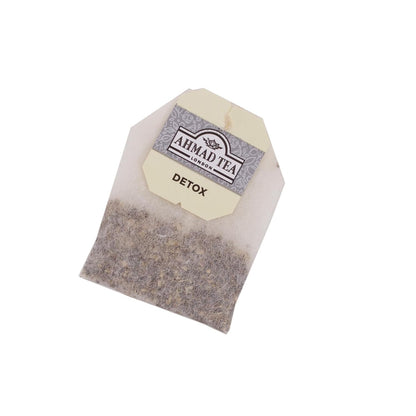 Ahmad Tea Herbal Tea, Ginger, Peppermint, Fennel, Dandelion, & Birch 'Detox' Teabags, 20 ct (Pack of 6) - Decaffeinated & Sugar-Free