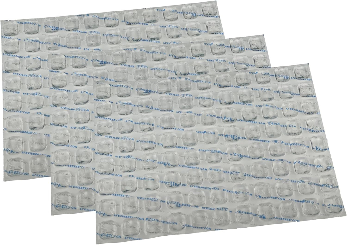 FlexiFreeze Reusable Ice Packs for Coolers – Ice Sheet Freezer Packs with 88 Ice Cubes, Flexible & Cuttable (3 Pack)