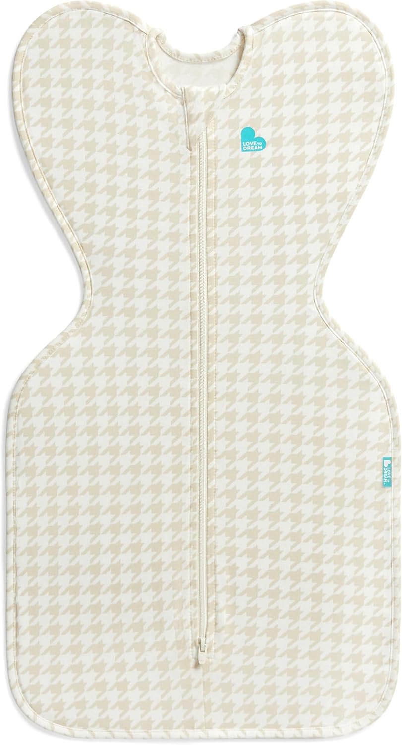 Love to Dream Swaddle UP, Baby Sleep Sack, Self-Soothing Swaddles for Newborns, Get Longer Sleep, Secure Fit Helps Calm Startle Reflex, New Born Essentials for Baby, 1.0 TOG, 13-19 lbs, Deep Olive