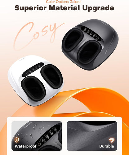 KNQZE Shiatsu Foot Massager with Heat, Compression, Deep Kneading Foot Massage for Plantar Fasciitis Relief, Remote Control, Multi Massage Modes, Auto Shut-Off Timer, FSA Eligible, Gifts for Women Men