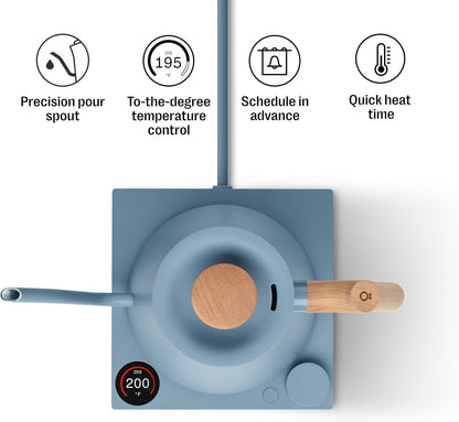 Fellow Stagg EKG Pro Gooseneck Electric Kettle, Brew Timer, 0.9 Liter