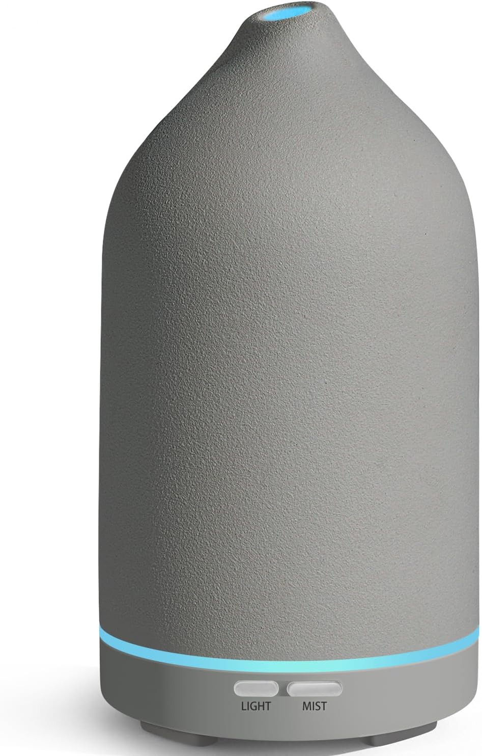 URPOWER 180ML Ceramic Essential Oil Diffuser, Ultrasonic Aromatherapy Diffuser with 7-Color Lights, Auto Shut-Off, Quiet Oil Diffuser for Bedroom, Home Office