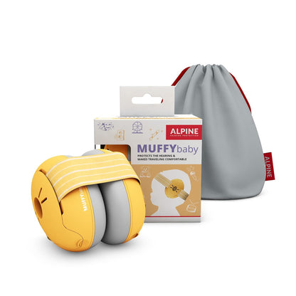 Alpine Muffy Baby Ear Protection for Babies and Toddlers up to 36 Months - CE & ANSI Certified - Noise Reduction Earmuffs - Comfortable Baby Headphones Against Hearing Damage & Improves Sleep - Blush