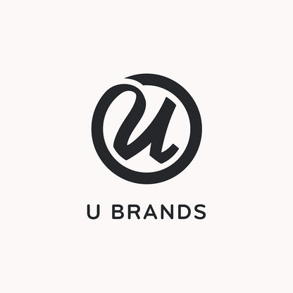 U Brands Framed Magnetic Weekly Calendar Dry Erase White Board, Office Supplies, Black Frame, with Marker, Magnet, 11” x 18”
