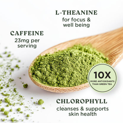Harmony Premium Japanese Lavender Matcha Tea, 10 Sticks