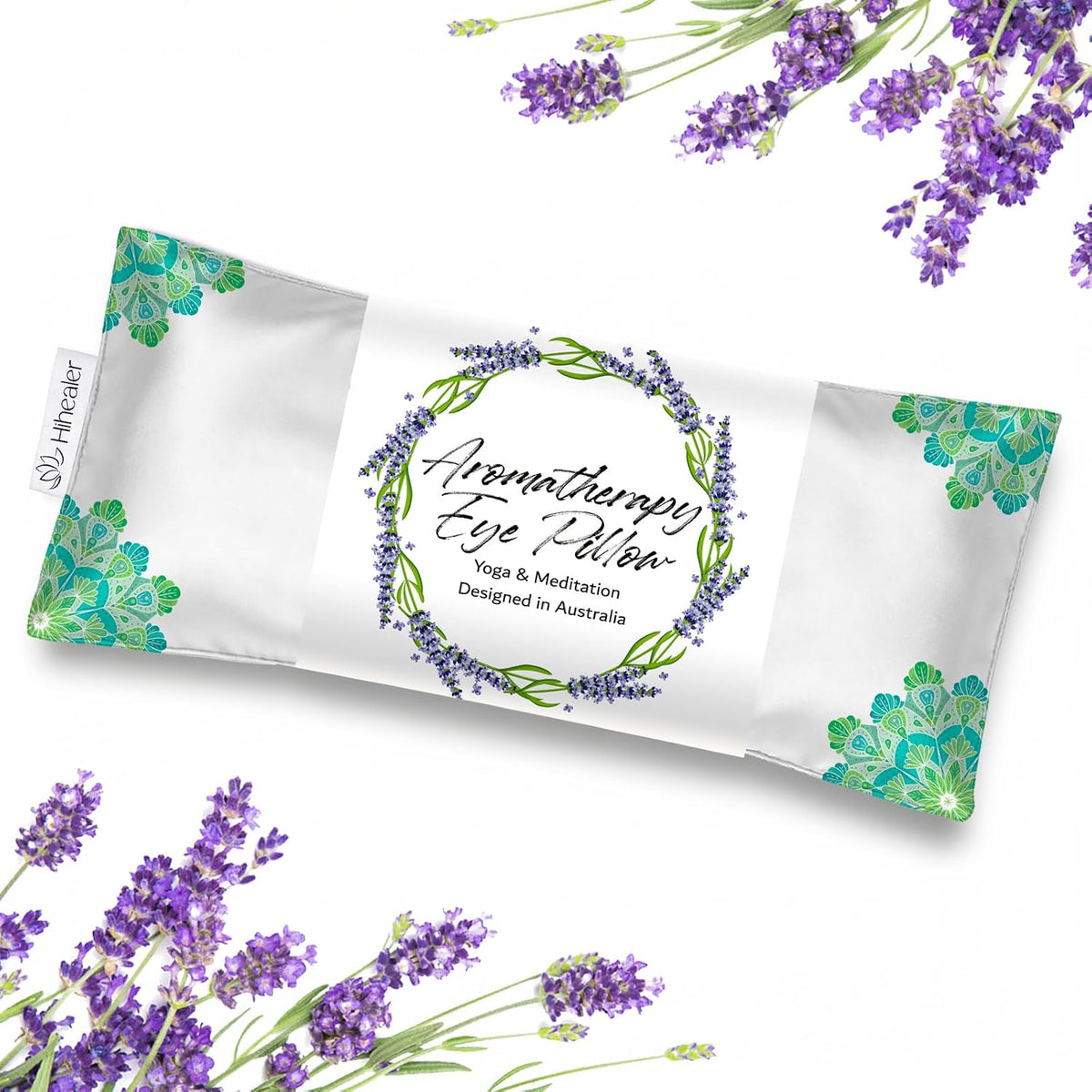 Hihealer Lavender Eye Pillow for Relaxation, Yoga, Sleep, Weighted Eye Mask