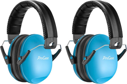 ProCase Noise Cancelling Headphones for Kids Toddler, SNR 27dB Noise Reduction Ear Muffs, Hearing Protection for Monster Jam, Concerts, Fireworks, Shooting, Air Show, Autism Sensory Needs -Blue