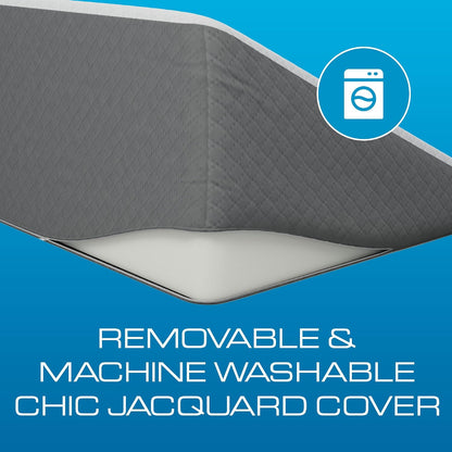 Kolbs Extra Wide Bed Wedge Pillow | Super Large, Memory Foam Top and Jacquard Cover | for Sleeping Acid Reflux GERD (7.5 Inch Height (31 x 33 x 7.5))