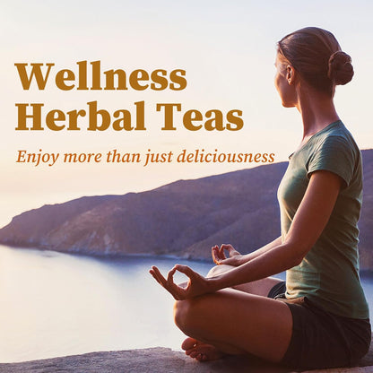 FullChea - Lemon Balm Tea Bags, 100 Count - Pure & Natural Dried Lemon Balm Leaves - Melissa Officinalis - Caffeine-free Herbal Tea for Relaxation - Non-GMO