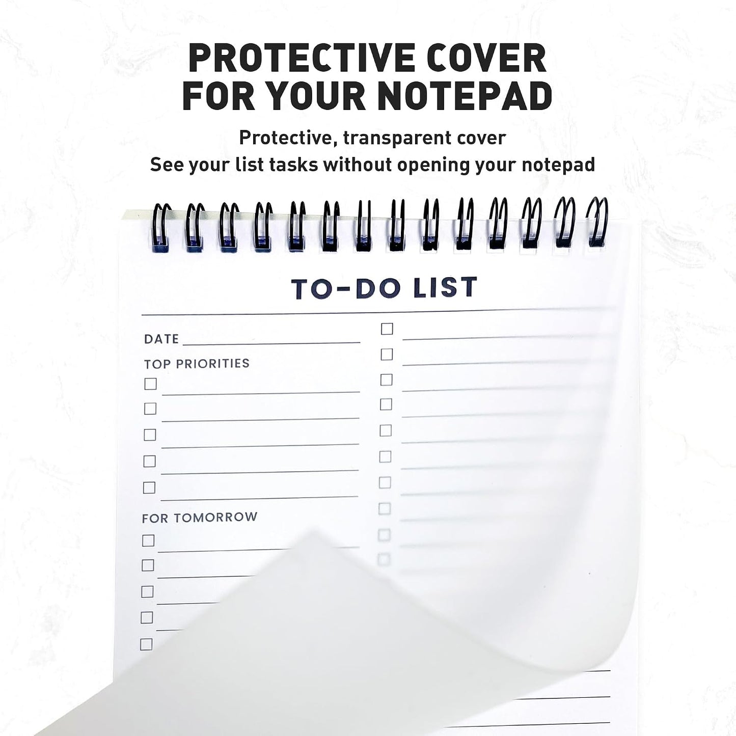 Weekly Planner Pad: To Do List Desk Notepad with Multiple Sections - 8.5x11" 52 Sheets - Undated Tear Off Notebook Calendar - Habit Planning Tracker, Task Goal Checklist Organizer - Agenda Plan Pad