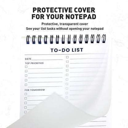 Weekly Planner Pad: To Do List Desk Notepad with Multiple Sections - 8.5x11" 52 Sheets - Undated Tear Off Notebook Calendar - Habit Planning Tracker, Task Goal Checklist Organizer - Agenda Plan Pad