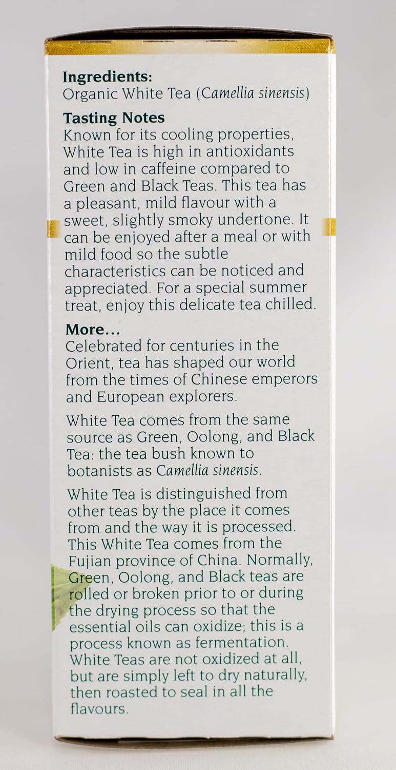 Celebration Herbals Organic Herbal White Tea - 24 Herbal Tea Bags