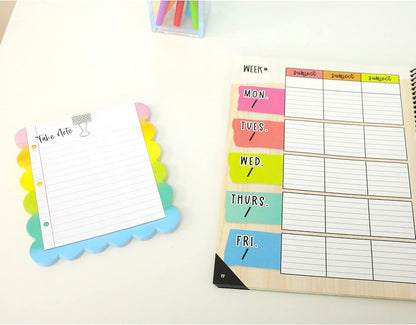 Carson Dellosa Aim High To Do List Notepad―5.75" x 6.25" Paper Stationery, Daily Checklist, Goals, Reminders, Notes, Motivational Organizer (50 sheets)