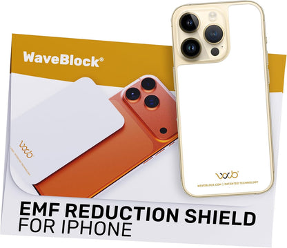 WAVEBLOCK EMF Blocker Sticker for iPhone 15 White