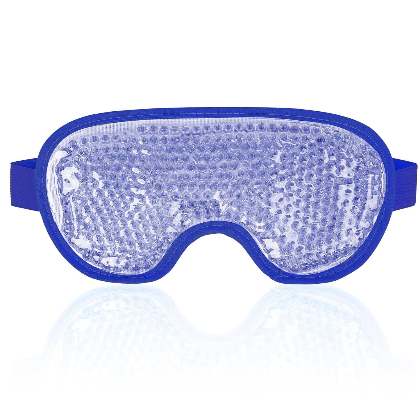 NEWGO Cooling Eye Mask for Puffy Eyes, Cold Eye Mask Eye Ice Pack for After Eyes Surgery, Tension Stress Relief, Itchy Eyes, Headaches, Dark Circles - Blue