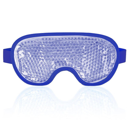 NEWGO Cooling Eye Mask for Puffy Eyes, Cold Eye Mask Eye Ice Pack for After Eyes Surgery, Tension Stress Relief, Itchy Eyes, Headaches, Dark Circles - Blue