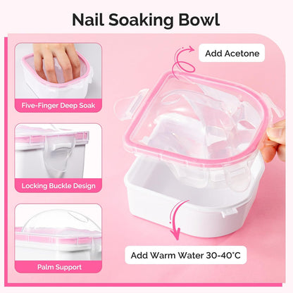 MelodySusie 16Pcs Professional Nail Buffer Kit,Nail Files and Buffers,Nail Buffer Block,Nail Brush, Nail File Buffers Kit for Natural Nails,DIY,Home Use,Salon（100/180 Grit）