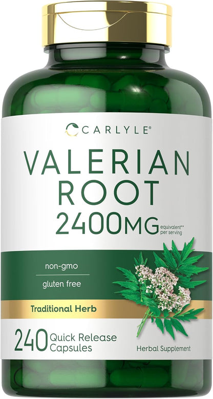 Carlyle Valerian Root Extract Supplement | 240 Capsules
