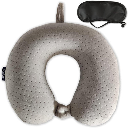 Neck Pillows for Sleeping Travel Pink Travel Pillow Comfortable U Shape Memory Foam Pillows Neck and Head Support Portable Travel Neck Pillow Suitable for Planes, Trains, Self-Driving Cars