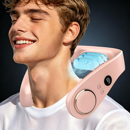 Portable Fan Clip on Pants-Personal Little Light Weight Waist Fan Coolclip Belt Hip Pocket Hard Hat,Wireless Wear Charging Battery Powered Quiet Undershirt Waist Band Coolclip Fans Adult Kid White