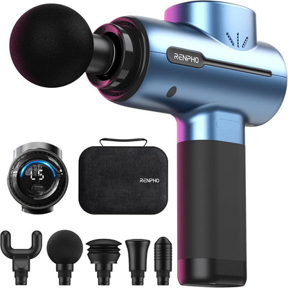 RENPHO Active+ Massage Gun, App-Controlled Guided Courses, Bluetooth