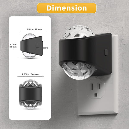 L LOHAS LED Night Light,Projector Night Light with Dusk to Dawn Sensor