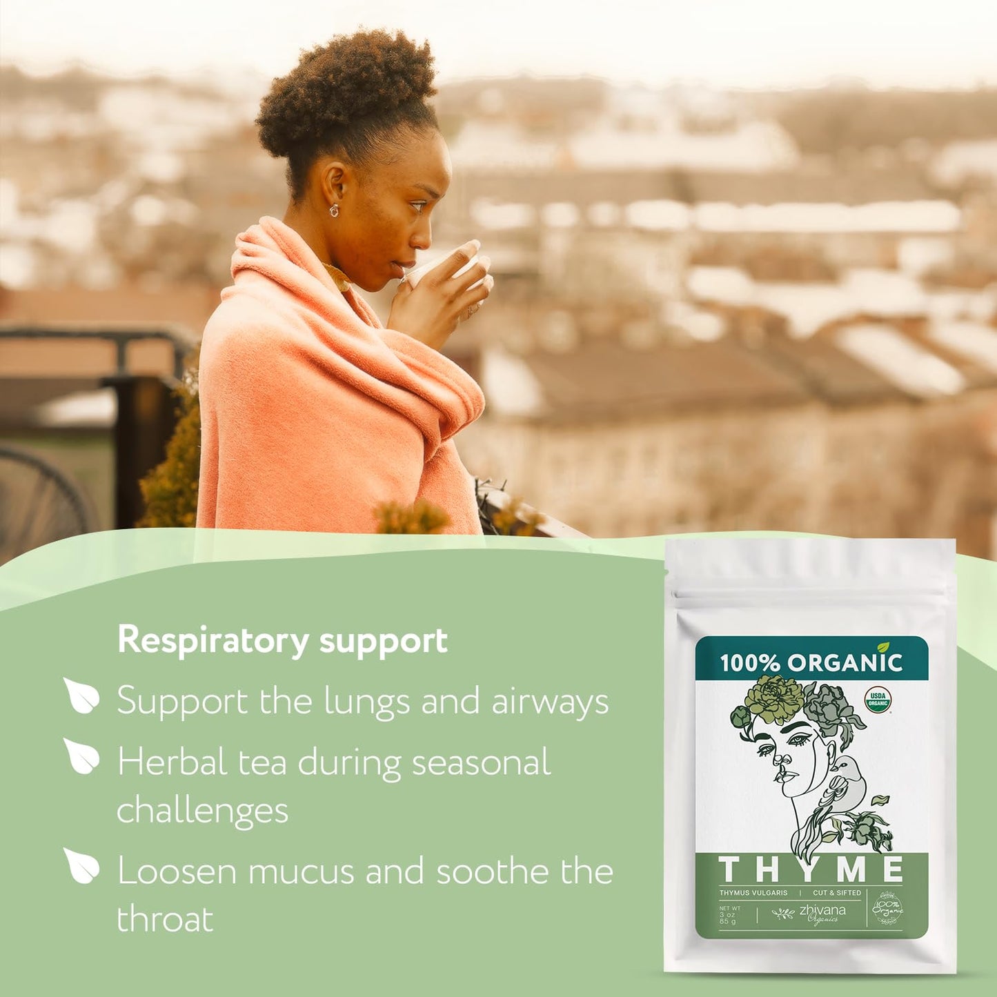 Organic Lemon Balm Leaves (4oz.) - Lemon Balm Tea Loose Leaf Organic - Melissa Tea - Te de Tolonjil - Natural Support for Stress Response, Sleep, Digestion
