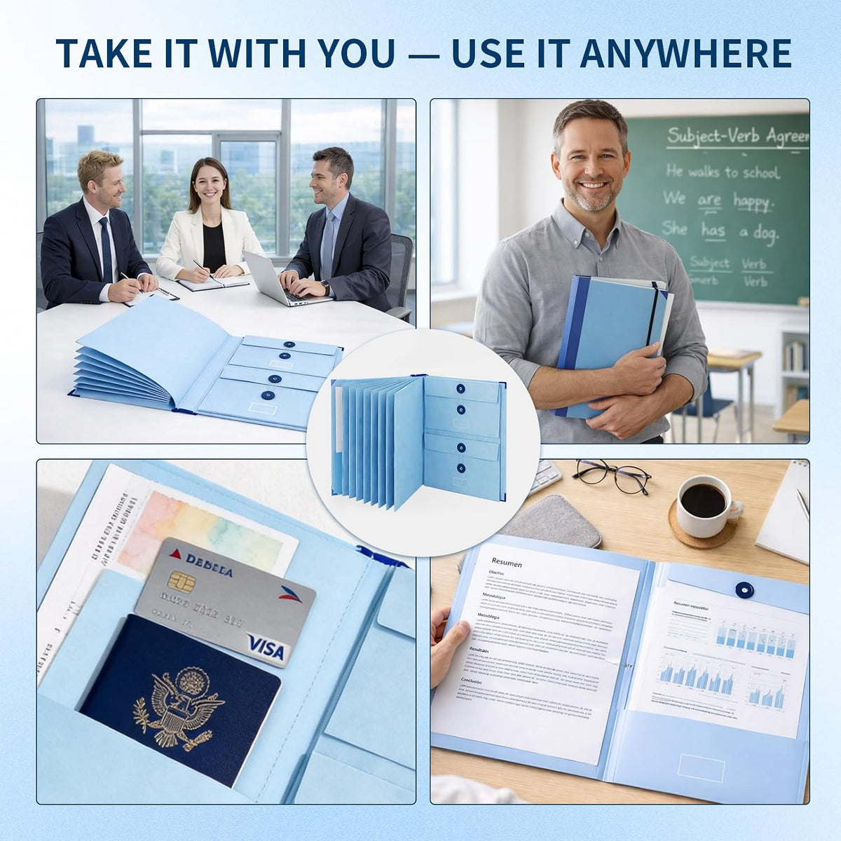 Important Document Organizer in Case I Die Binder End of Life Planner with Labels Folder Folio Bill for Estate Planning When Baby if Final Chapter the Daily Docs Papers Keeper Home Birth Certificate