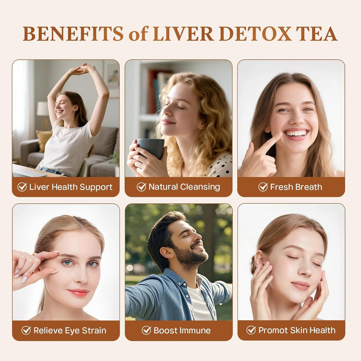 Vital Tea Liver Detox Herbal Tea, Liver Cleanse Detox Tea Blend with Milk Thistle, Dandelion Root, Chrysanthemum Natural Loose Leaf Tea for Liver Health, Caffeine-Free