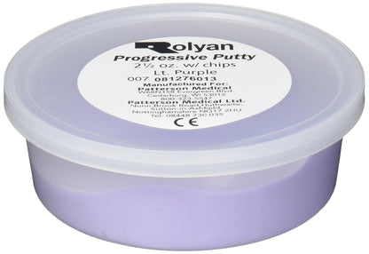 Sammons Preston Progressive Putty for Physical Therapeutic Hand Exercises, Flexible Putty for Finger and Hand Recovery and Rehabilitation, Occupational Therapy, 2.5 oz. with 4 Progress Chips