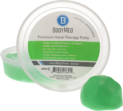 BodyMed Premium Hand Therapy Putty, Yellow, 6 Oz., Soft, Strengthening Therapy Putty for Physical Rehabilitation
