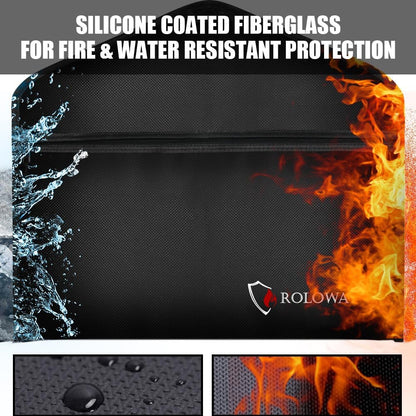ROLOWAY Hanger Diversion Fireproof Safe, Hidden Compartment for Home & Travel, Secret Safe for Cash Hiding Under Clothes with Small Fireproof Bag