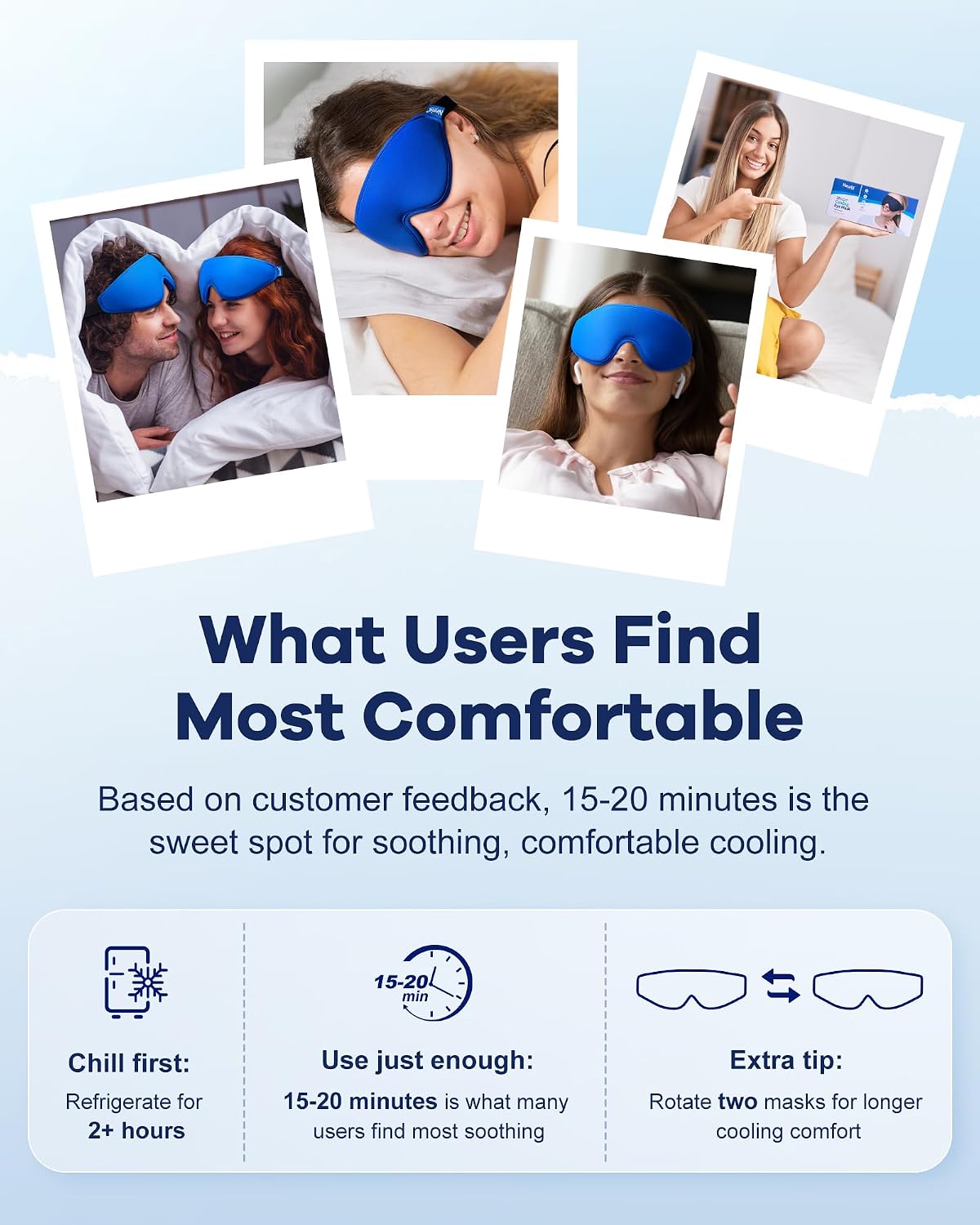 Cooling Gel Eye Mask for Puffy Eyes, Larger Full-Eye Cold Compress for Swelling, Ice-Cold Gel Therapy, Forehead & Upper Cheek Cooling Relief, Reusable Ice Pack for Eyes, FSA Eligible HSA, Black