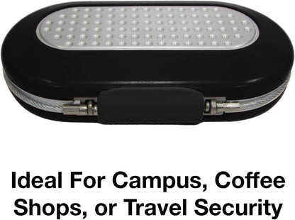 Master Lock Small Travel Safe with Cable, Gray Combination Lock Box, 5900D