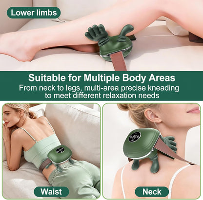 Shoulder & Neck Massager with Heat, Bionic Neck Massager for Pain Relief Deep Tissue, 4D Kneading Fingers, LCD Display & Adjustable Intensity, Relaxation Muscle Tension, Ideal Gift for Men and Women