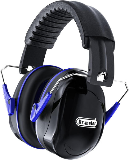 Dr.meter Ear Protection Ear Muffs, Noise Cancelling Headphones for Adults Kids 31dB Earmuffs for Noise Reduction, Hearing Protection for Shooting Gun Range, Mowing, Monster Jam, Sensory, Fireworks