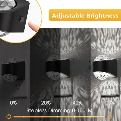 L LOHAS LED Night Light,Projector Night Light with Dusk to Dawn Sensor